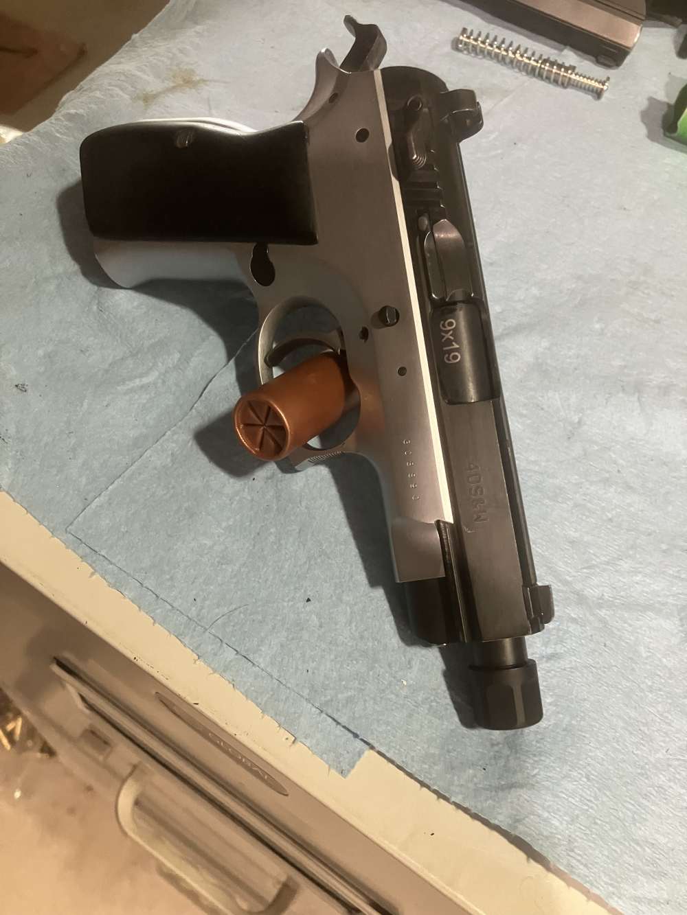 Threaded 9mm barrel for Compact CZ 75 based pistols-img-5