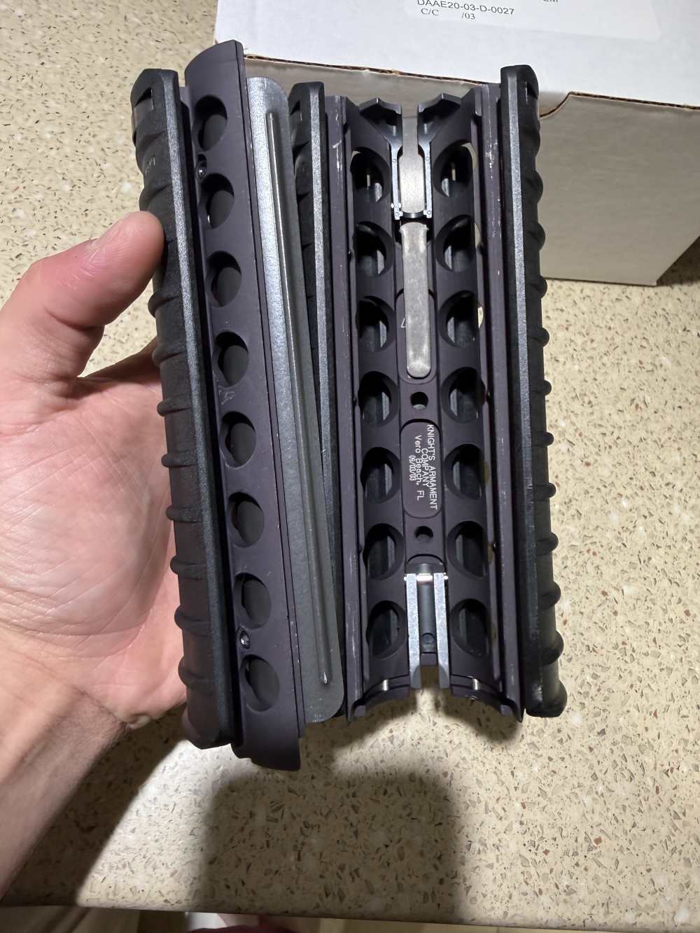 NOS Purple Knights Armament KAC Vero RAS M4 Rail Complete Kit From 2003-img-2