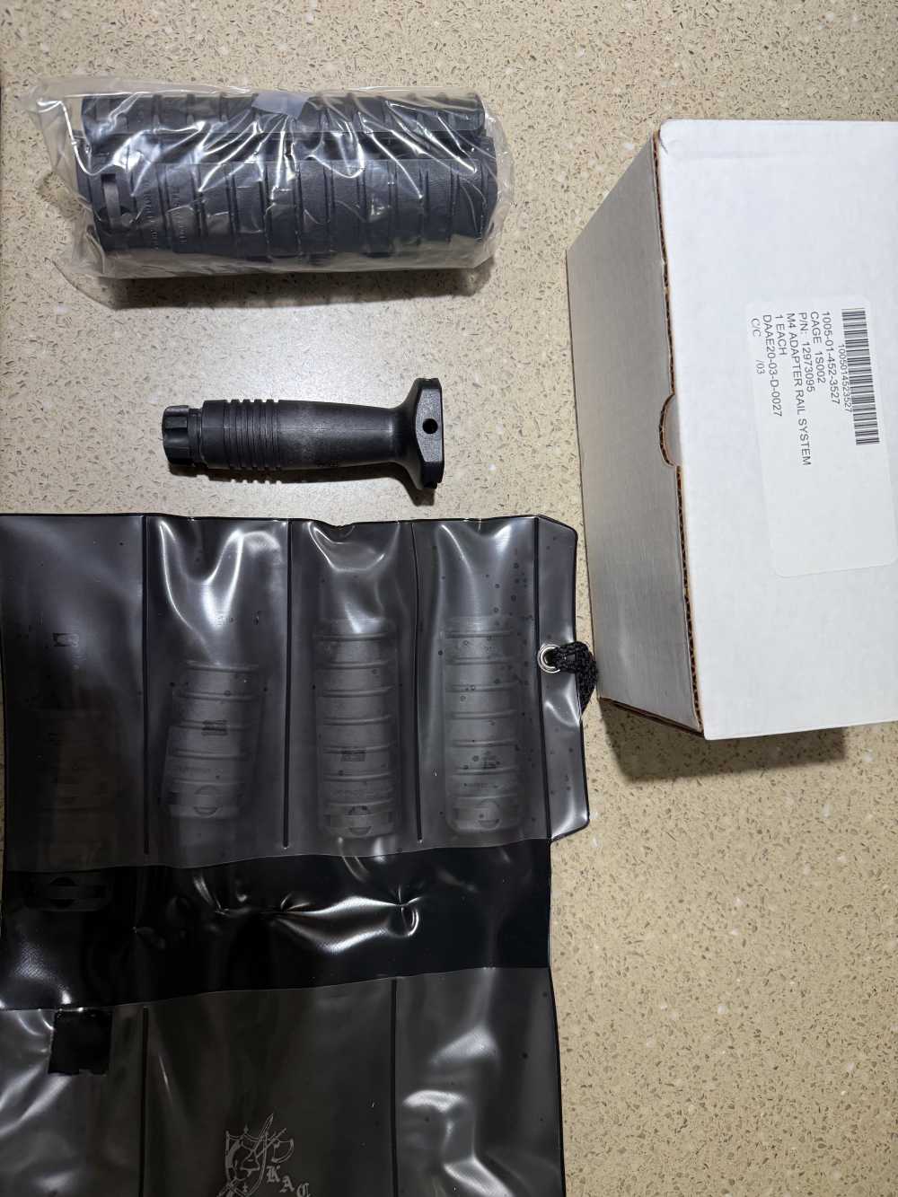 NOS Purple Knights Armament KAC Vero RAS M4 Rail Complete Kit From 2003-img-1