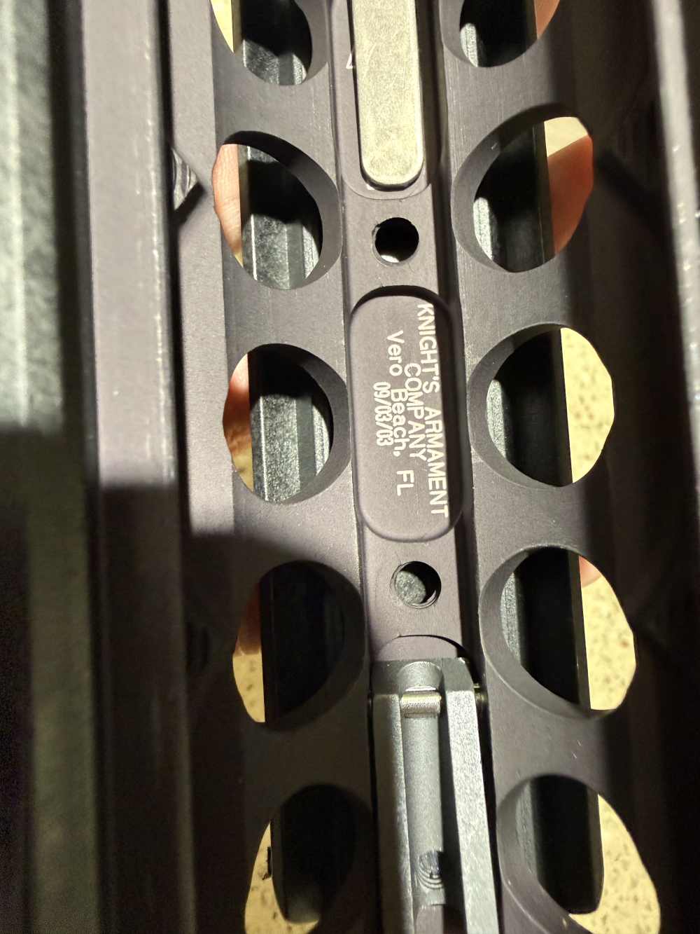 NOS Purple Knights Armament KAC Vero RAS M4 Rail Complete Kit From 2003-img-3