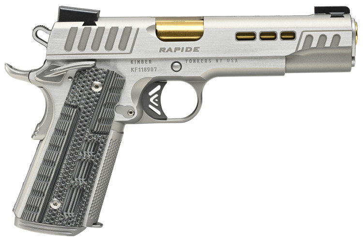 Kimber Mfg.,inc 3000423 Rapide Dawn 45 ACP 8+1 5" Gold TiN Stainless Steel -img-0