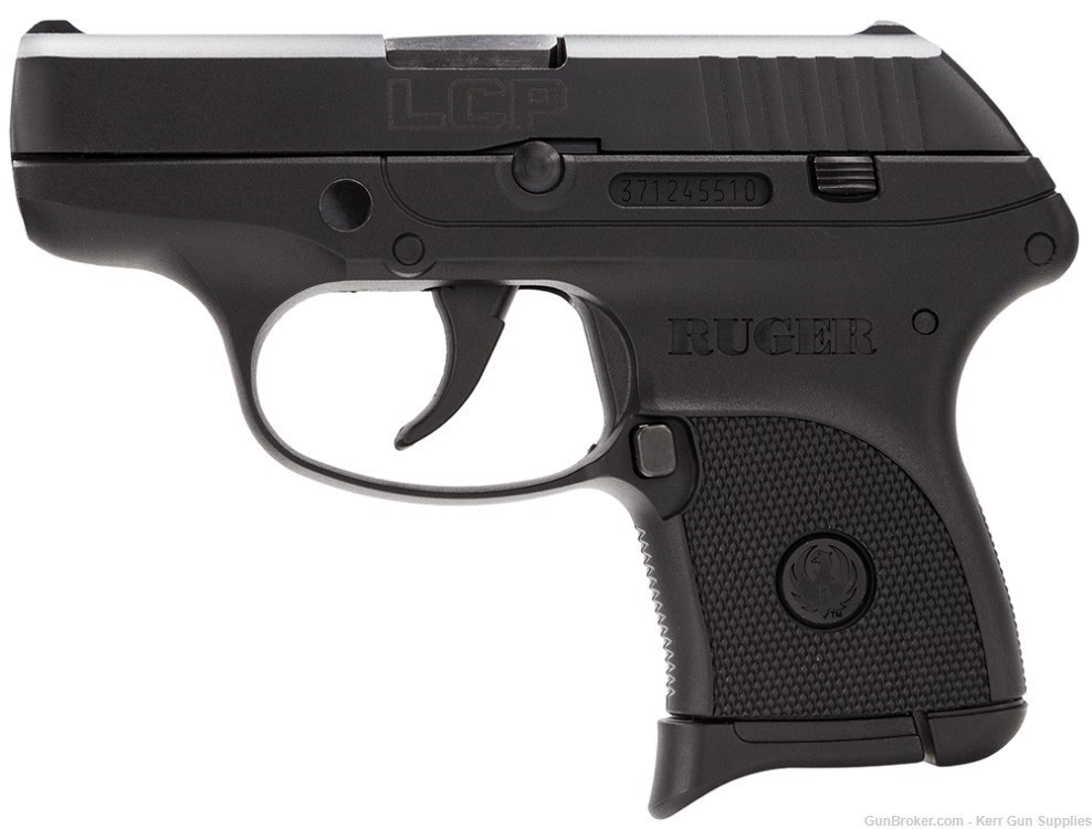 Ruger LCP 3701 .380ACP 6+1 BLACK PISTOL, NIB, 1-MAGAZINE-img-1
