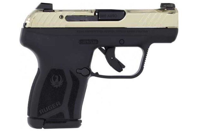 RUGER LCP MAX 380ACP FRONT - NIGHT SGT CHAMPAGNE PVD SLIDE-img-0