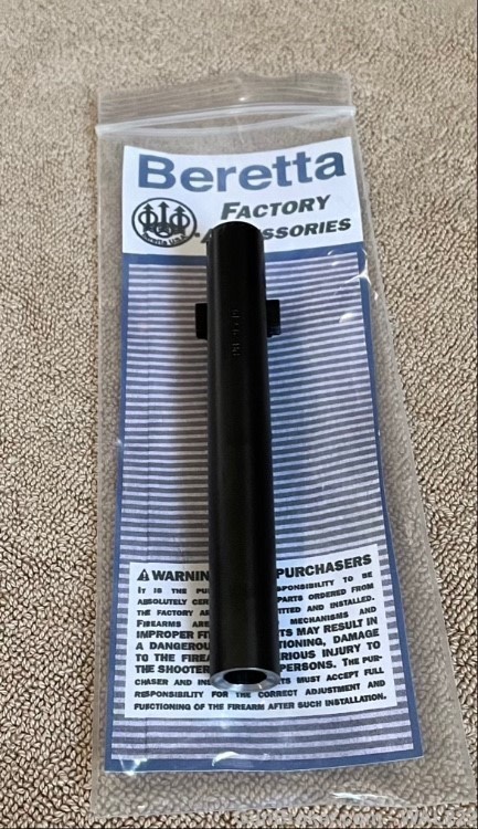 Beretta full size 92 92FS 92X Flush FIT 9MM Black Barrel 20 degree crown-img-1