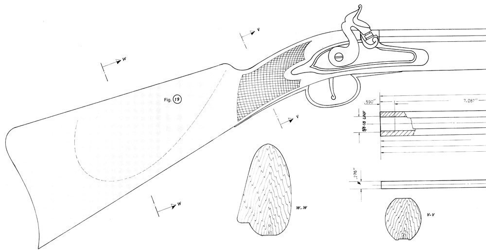 Caplock Percussion Rifle, Pistol Full Plans, Blueprints!-img-3