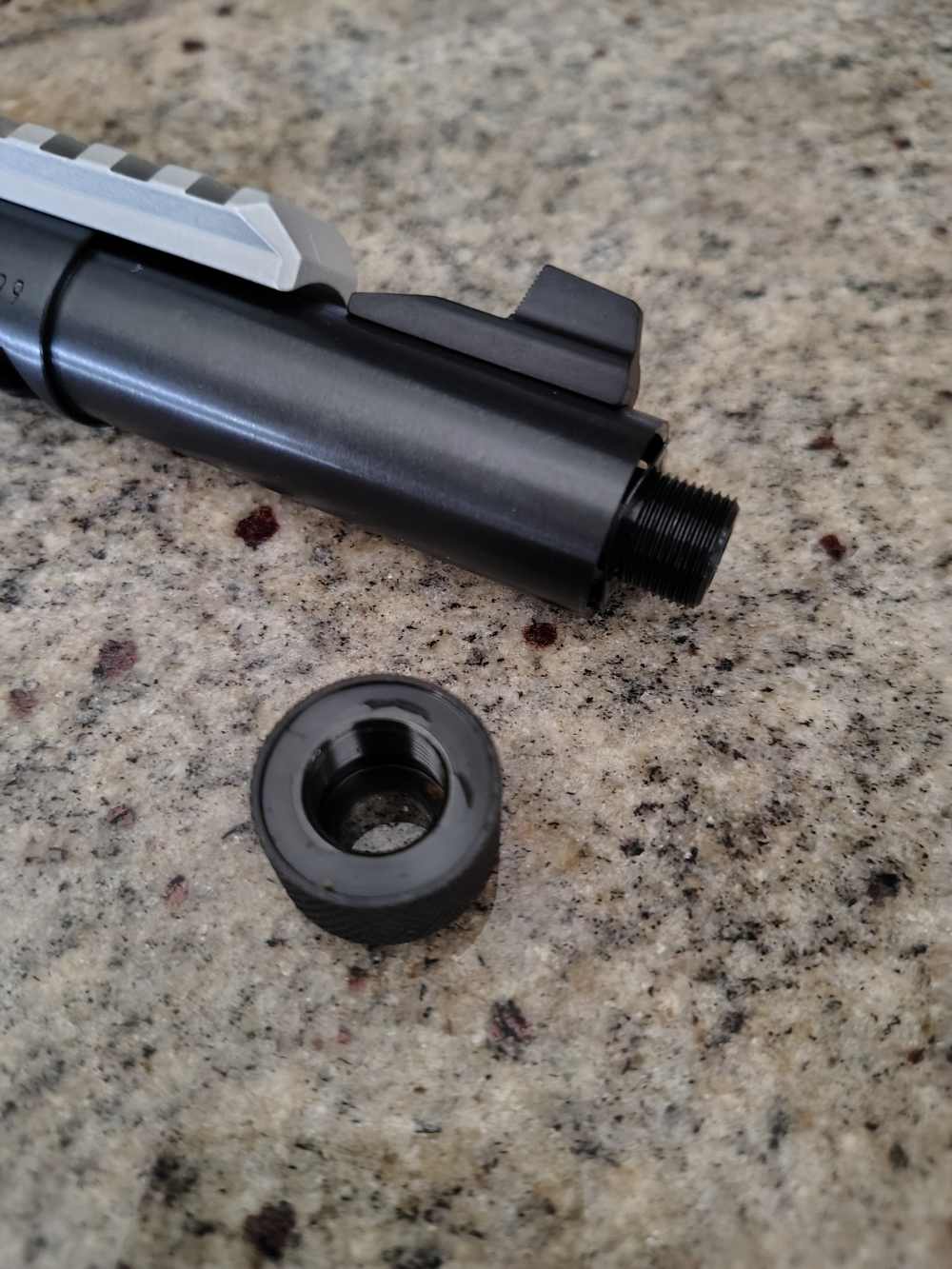 Ruger Mark 4 MK4 MKIV 22/45 4.4" Threaded With Bolt Optic Ready Rail Upper -img-1