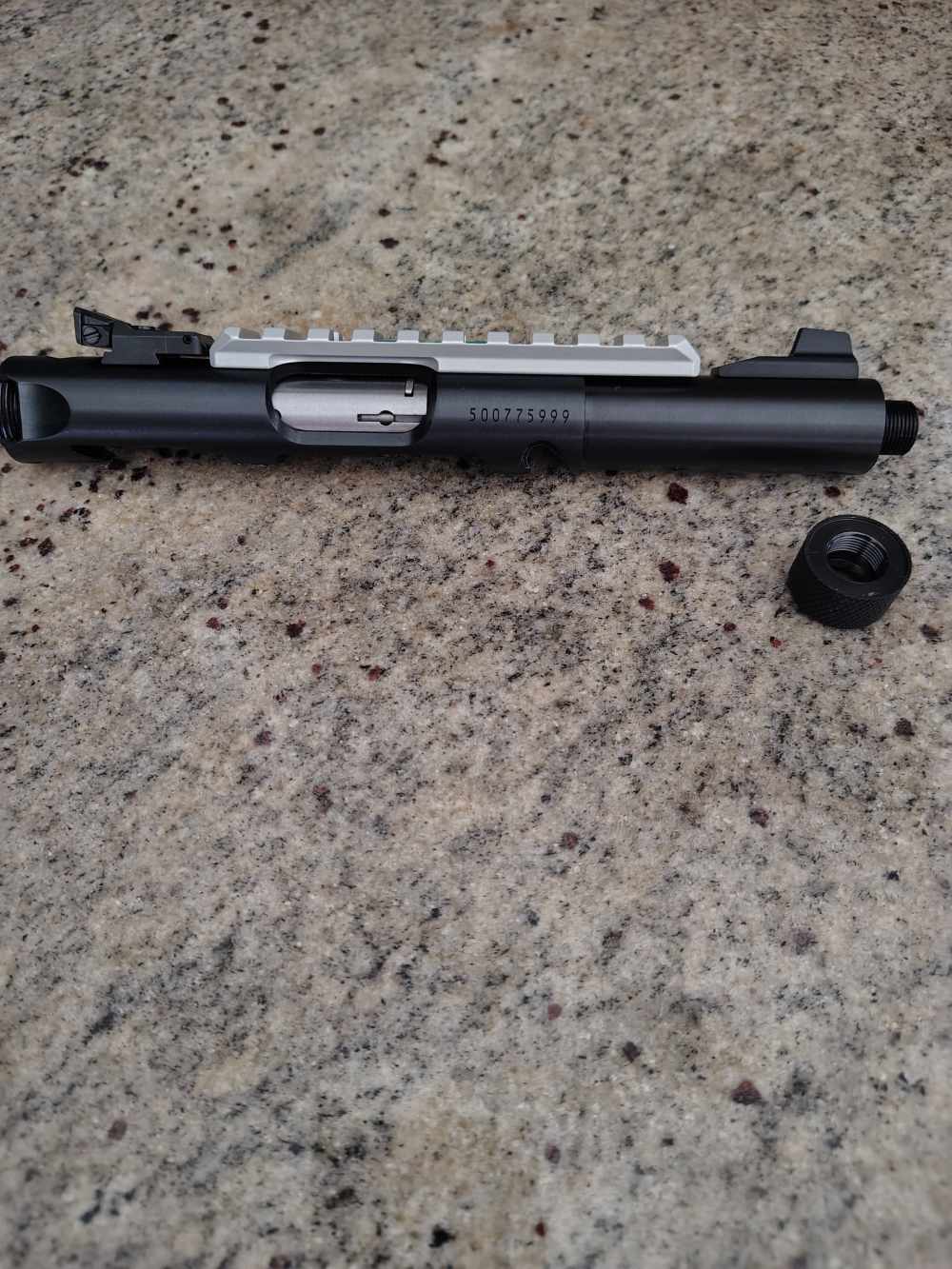 Ruger Mark 4 MK4 MKIV 22/45 4.4" Threaded With Bolt Optic Ready Rail Upper -img-0