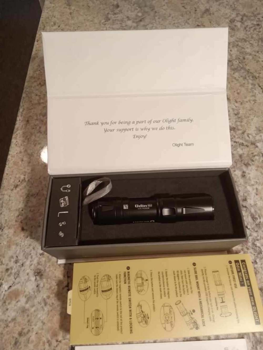 OLight Odin Mini S Rail Mounted Light 1,250 Lumens-img-1