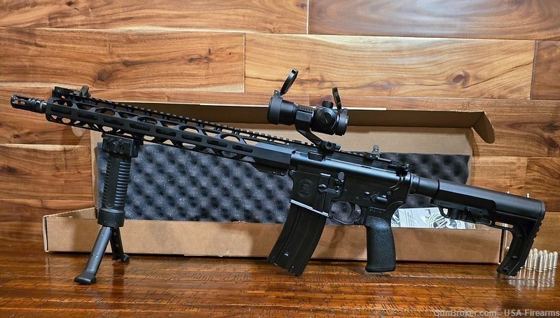 AR 15 5.56 with Red Dot -img-13