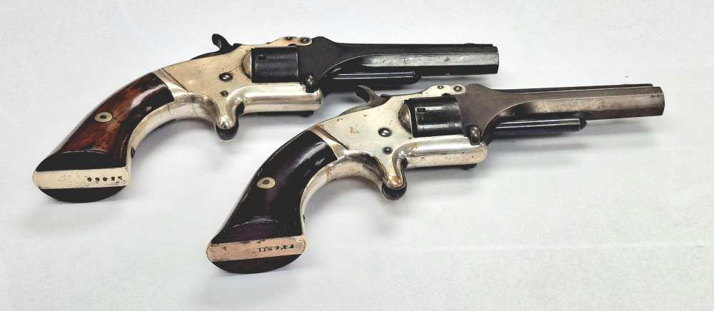 Smith & Wesson No1 2nd issue 22 short 7 shot pair-img-2