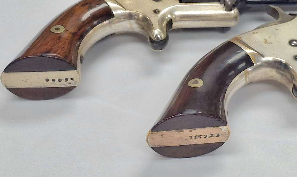 Smith & Wesson No1 2nd issue 22 short 7 shot pair-img-3