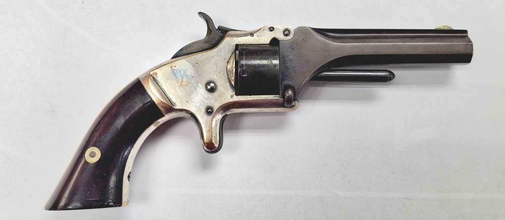 Smith & Wesson No1 2nd issue 22 short 7 shot pair-img-4