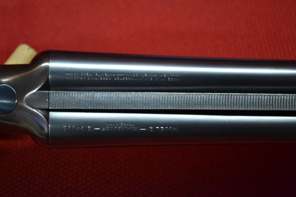 Winchester Model 21 Double Barrel Shotgun 12 Gauge Early production-img-19