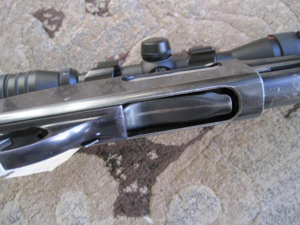 Remington 870 Wingmaster 12 gauge  deer bbl 20 inch  walnut VG w/ scope-img-7