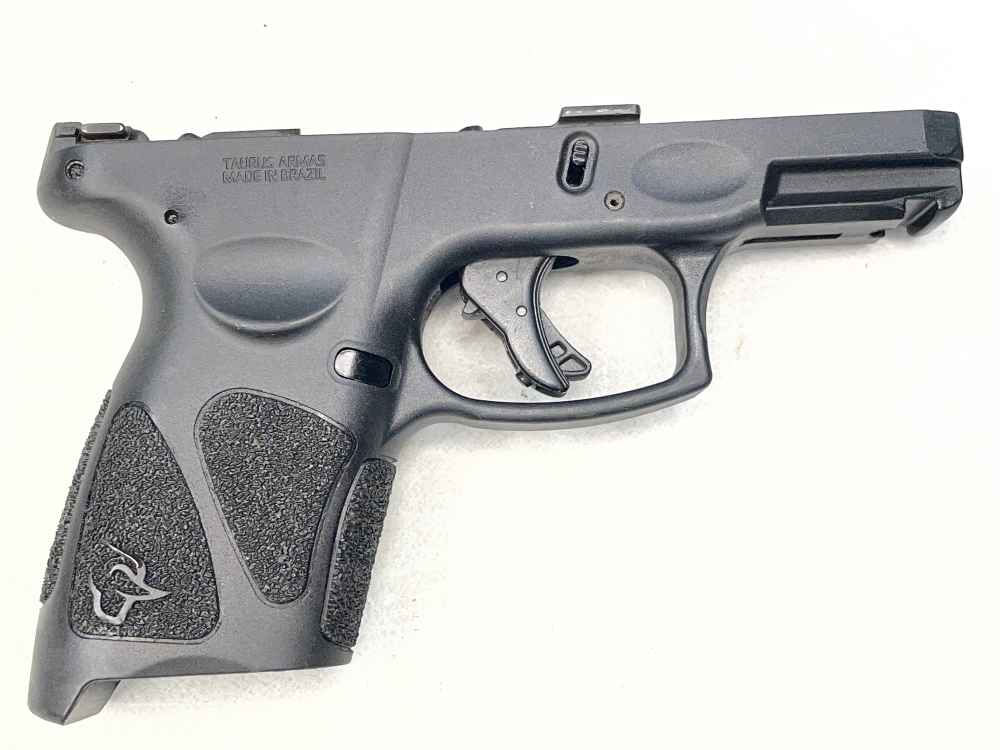 Taurus G3C 9mm complete frame black compact parts build repair-img-0