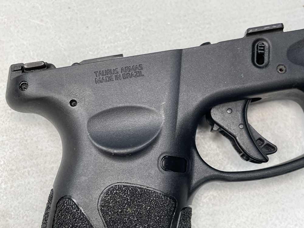 Taurus G3C 9mm complete frame black compact parts build repair-img-6