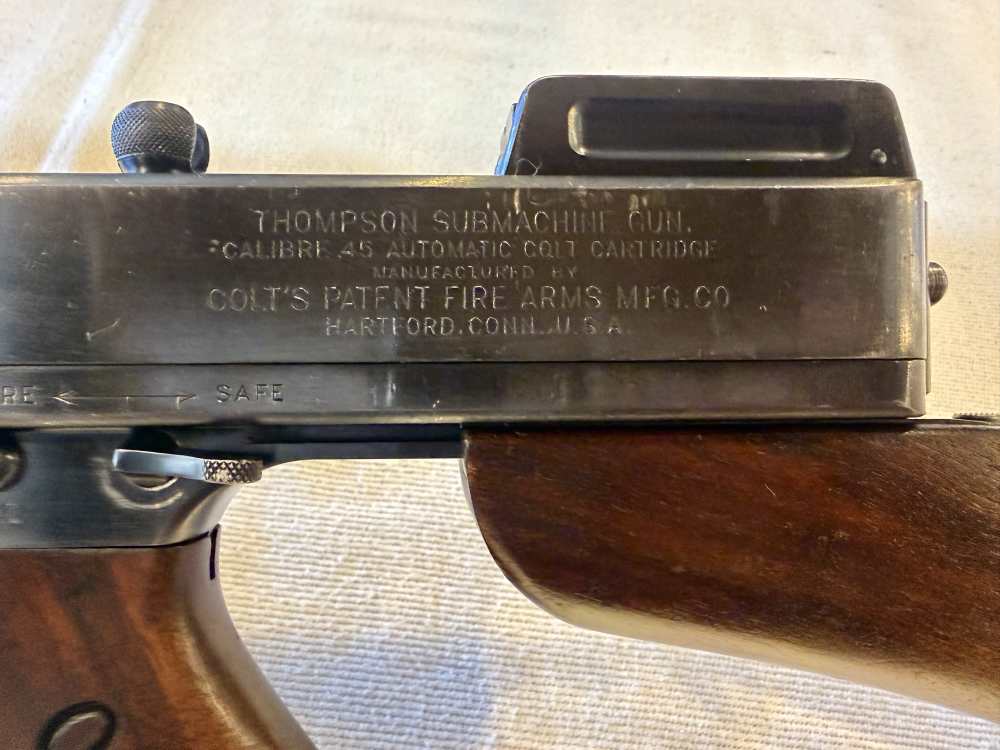 Documented Omaha Police Dept Colt 1921 Thompson, Class III/NFA TRANSFERABLE-img-4