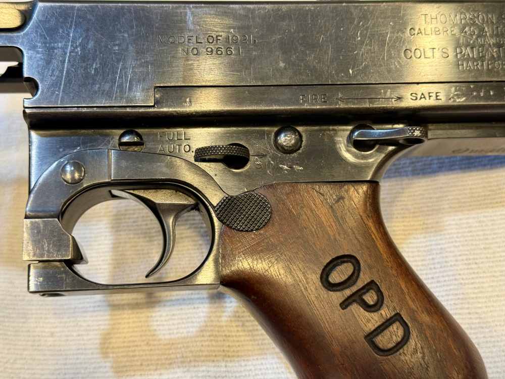 Documented Omaha Police Dept Colt 1921 Thompson, Class III/NFA TRANSFERABLE-img-13