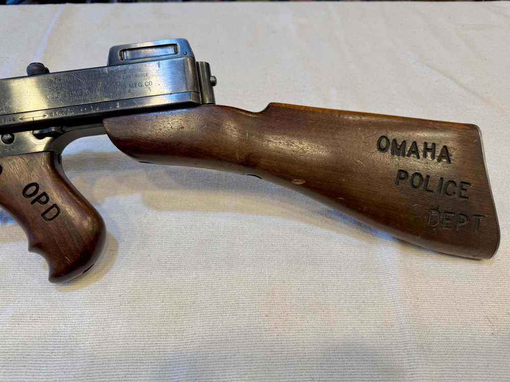 Documented Omaha Police Dept Colt 1921 Thompson, Class III/NFA TRANSFERABLE-img-7