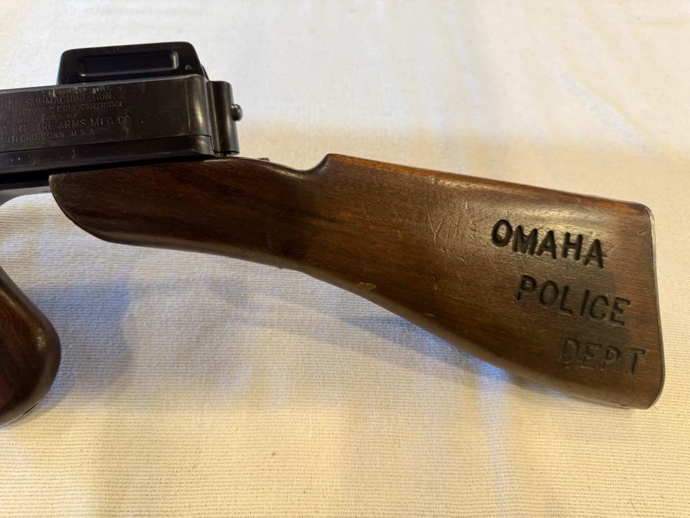 Documented Omaha Police Dept Colt 1921 Thompson, Class III/NFA TRANSFERABLE-img-5