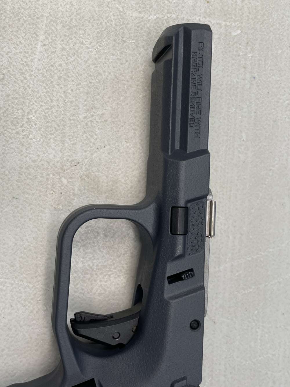 Ruger RXM 9mm complete frame gray Magpul Glock 19 Gen 3 G19 parts build-img-4