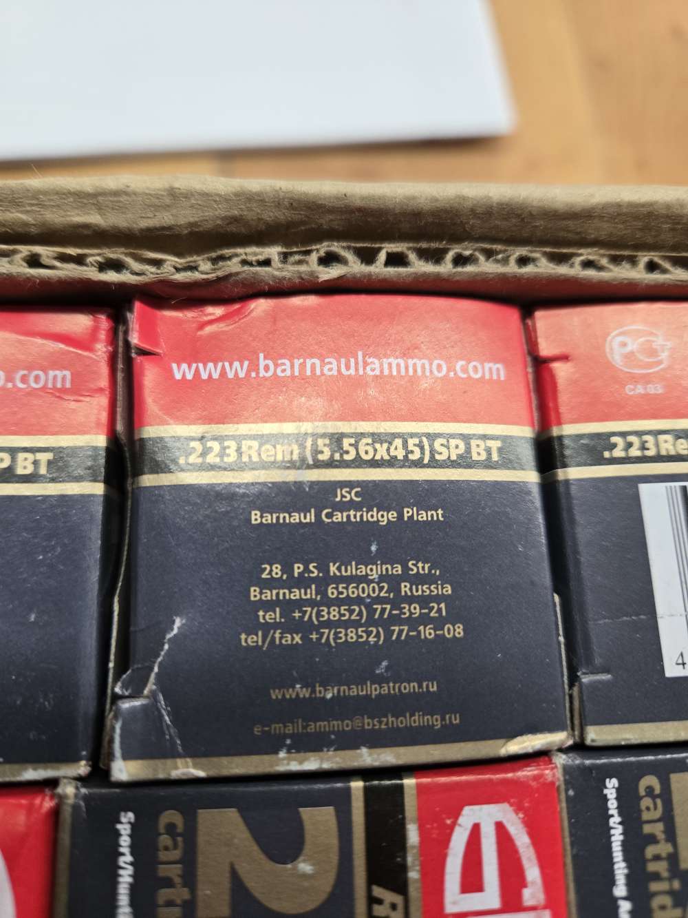 Barnaul 223 Rem 5.56x45 ammo steel cases FMJ 500 rounds .01 Start-img-2