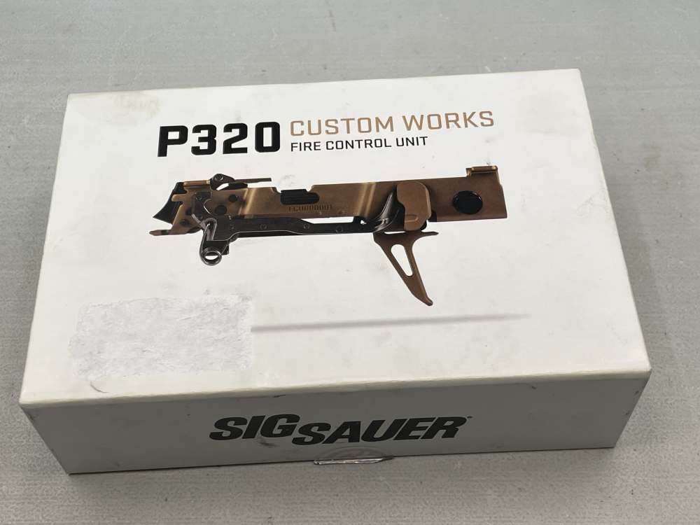 Sig Sauer P320 FCU Fire Control gold flat trigger Custom Works 9mm 40 357-img-11