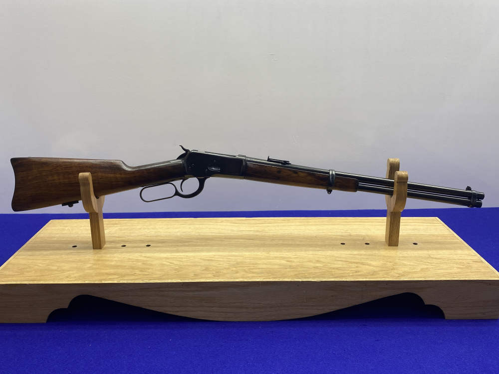 Winchester Model 92 Saddle Ring .44 WCF Carbine 20" *1926 BRITISHER PROOF*-img-0