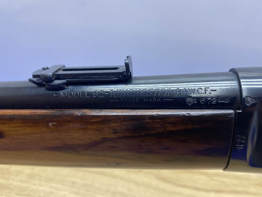 Winchester Model 92 Saddle Ring .44 WCF Carbine 20" *1926 BRITISHER PROOF*-img-28