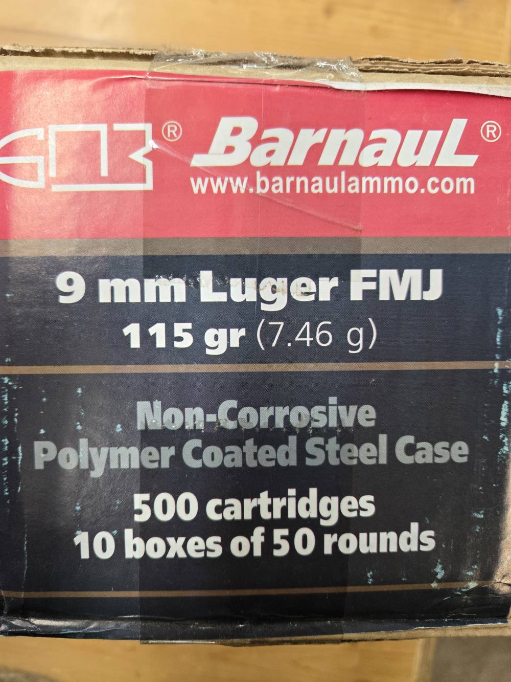 Barnaul 9x19 Luger ammo 115 grain FMJ 500 rounds .01 Start-img-0