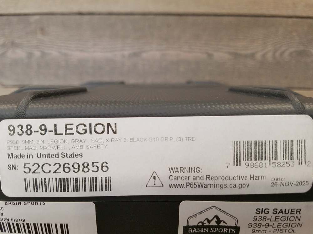 SIG Sauer P938 Legion 9mm 7rd 3" Night Sights 938-9-LEGION-img-4