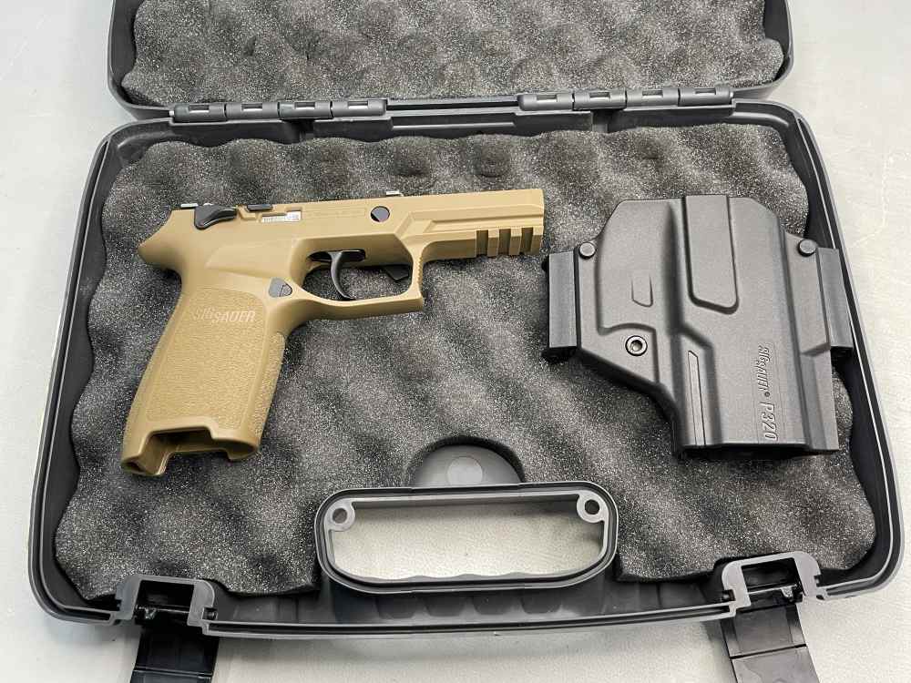 Sig Sauer P320 M18 FDE 9mm complete frame in box FCU parts build Fire-img-0