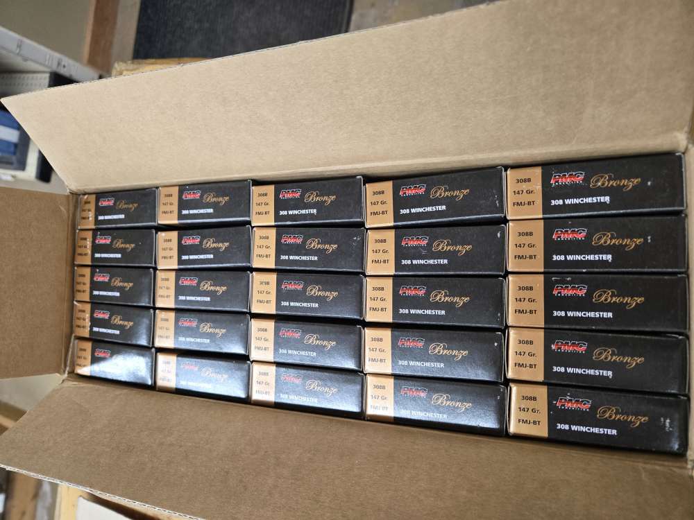 PMC Ammunition Bronze 308 Win 147 grain FMJ 500 Rounds .01 Start-img-0