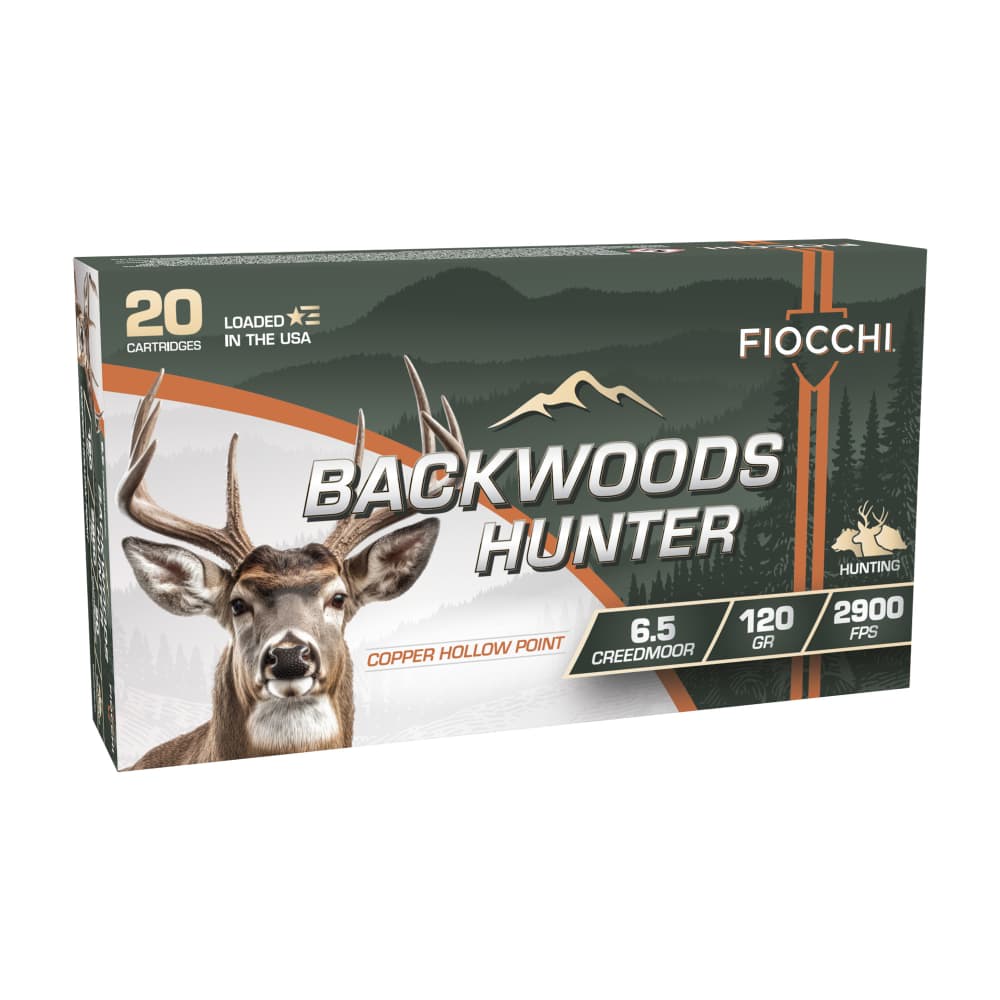 Fiocchi Ammunition Backwoods Hunter 6.5 Creedmoor, 120 Grain, Copper Hollow-img-0