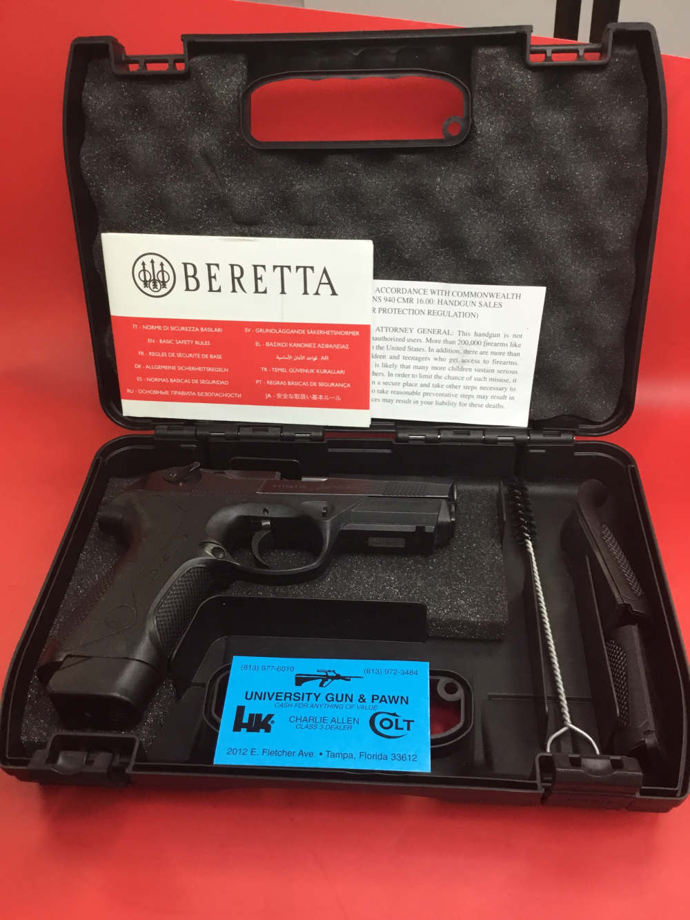 Beretta PX4 Storm .40SW 14rd capacity 4” Italian -img-1
