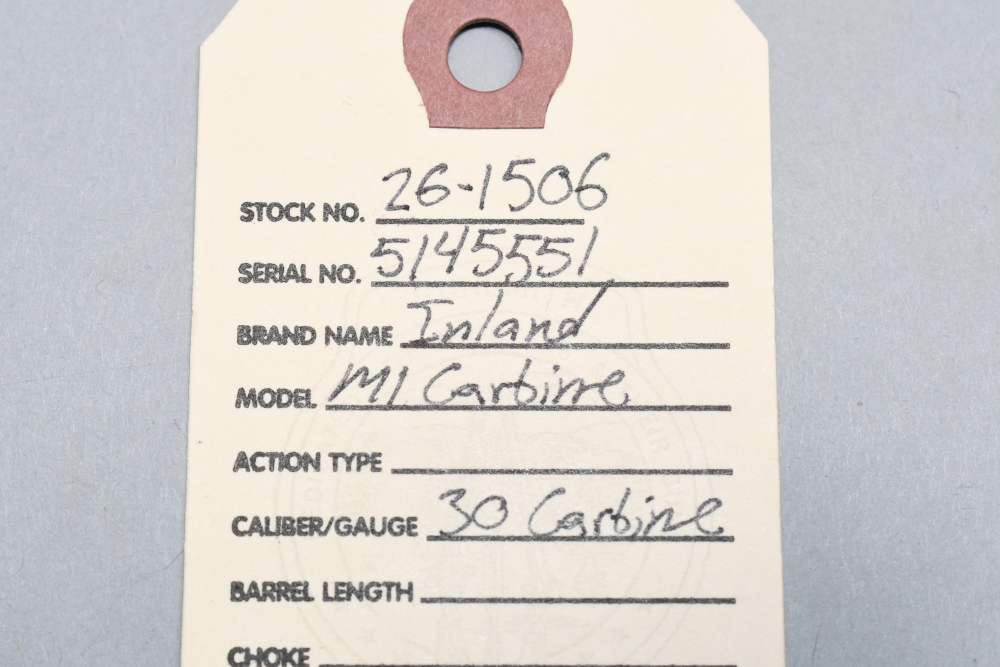 WW2 US Inland General Motors M1 Carbine 30 Carb Semi Auto W 3-44 BRL C&R-img-1
