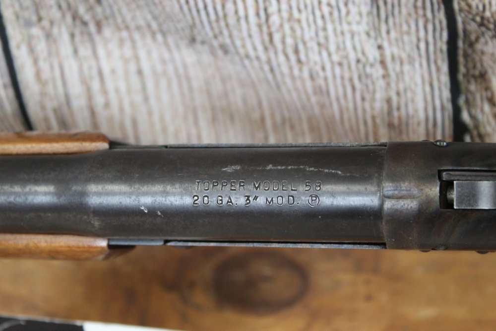 H&R Topper 58 20ga Single shot shotgun -img-3