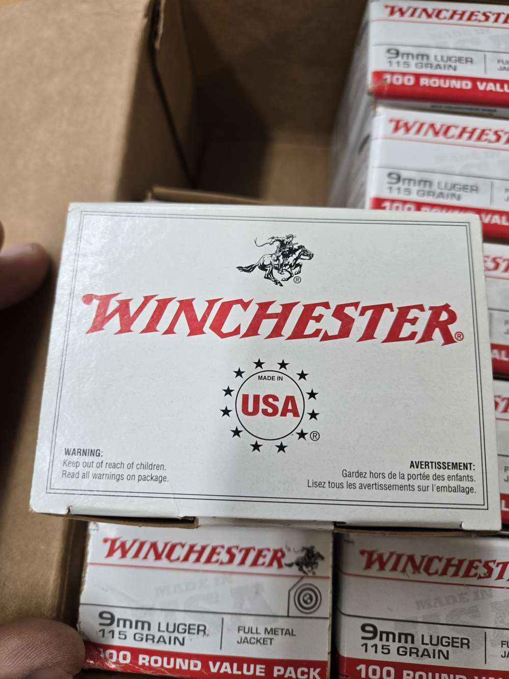 Winchester 9mm Luger target ammo 900 rounds .01 Start-img-3