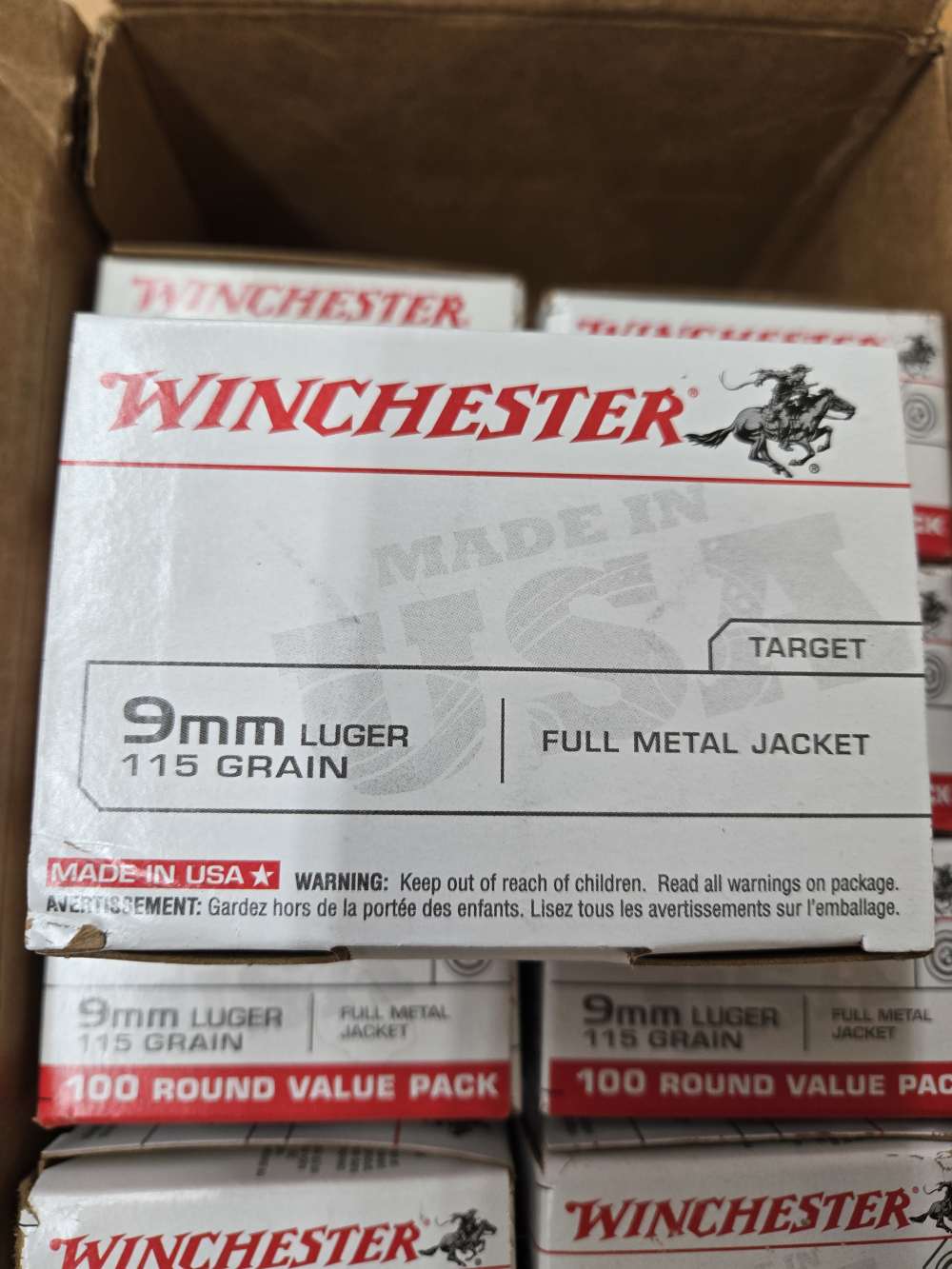 Winchester 9mm Luger target ammo 900 rounds .01 Start-img-4