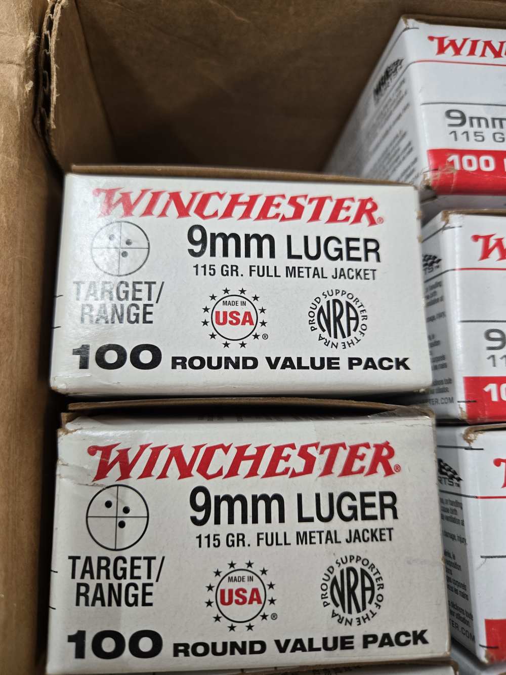 Winchester 9mm Luger target ammo 900 rounds .01 Start-img-1