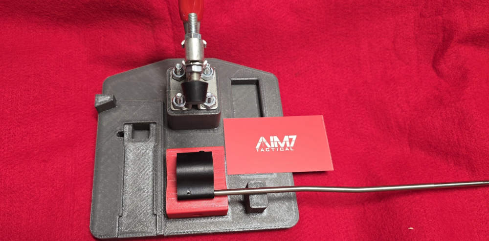 AR15 Gas Block Punch Station (Vise) - alignment tool-img-0
