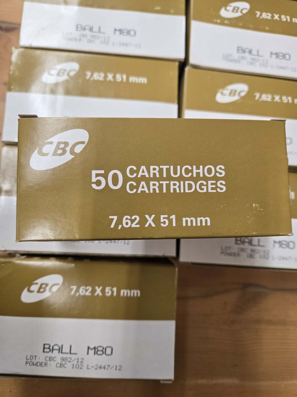 Bulk Magtech 7.62x51 M80 Ball ammo 500 rounds brass case .01 Start-img-2