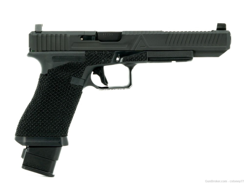 Glock/Agency Arms 17L Gen 3 - 6" Barrel (9mm) - Optics Ready - Black-img-1