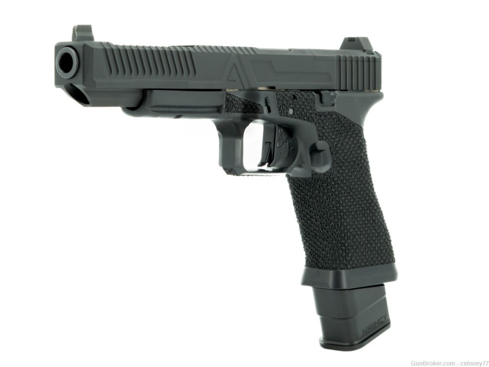 Glock/Agency Arms 17L Gen 3 - 6" Barrel (9mm) - Optics Ready - Black-img-2