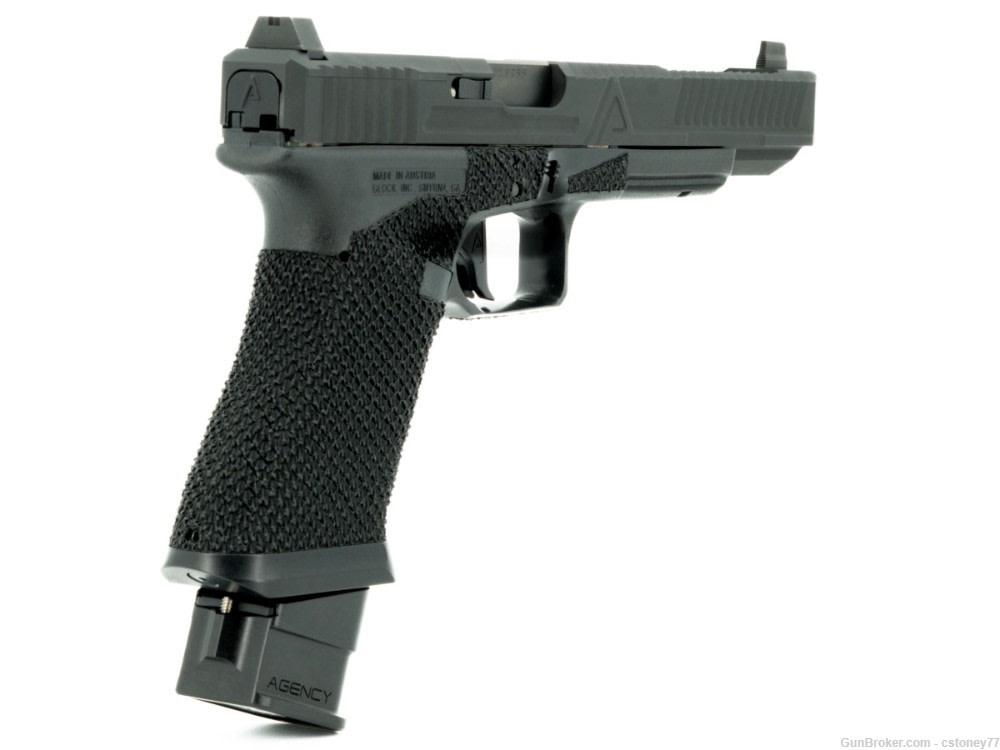 Glock/Agency Arms 17L Gen 3 - 6" Barrel (9mm) - Optics Ready - Black-img-3