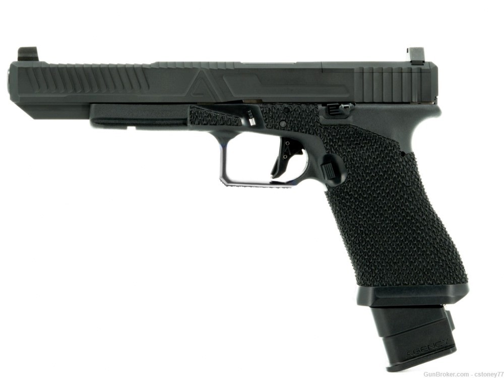 Glock/Agency Arms 17L Gen 3 - 6" Barrel (9mm) - Optics Ready - Black-img-0