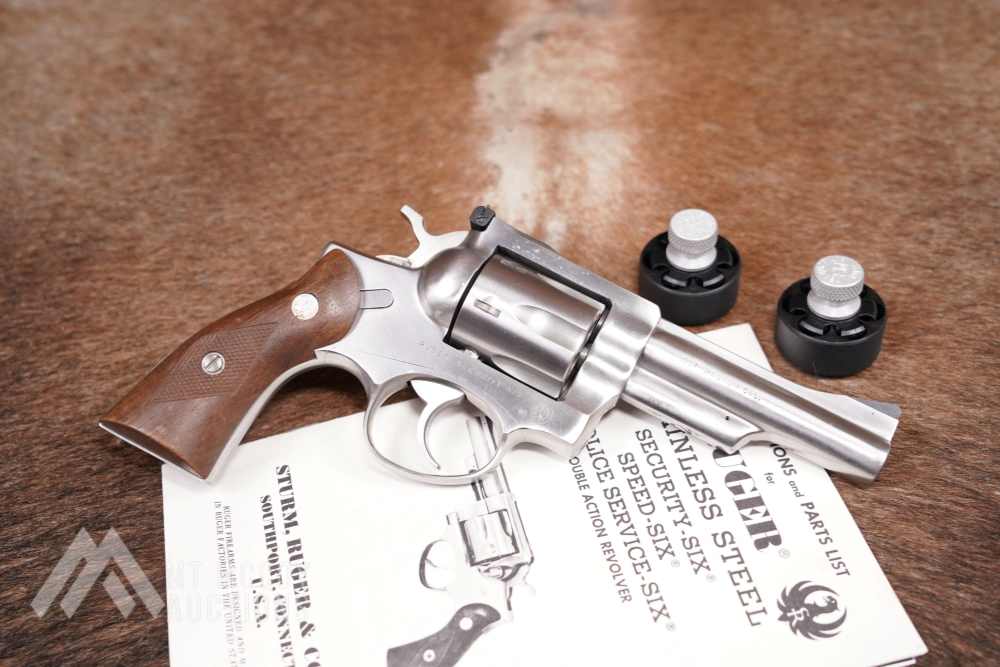Ruger Security Six Stainless .357 Magnum 4" Double Action Revolver MFD 1977-img-0
