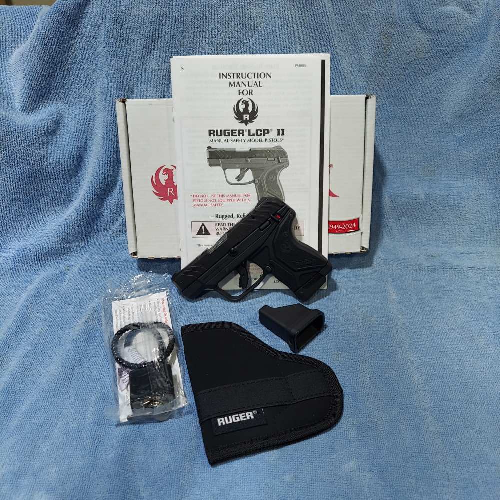 NIB RUGER MODEL LCP II SEMI-AUTO PISTOL IN .22LR CALIBER  2.75" BARREL-img-0