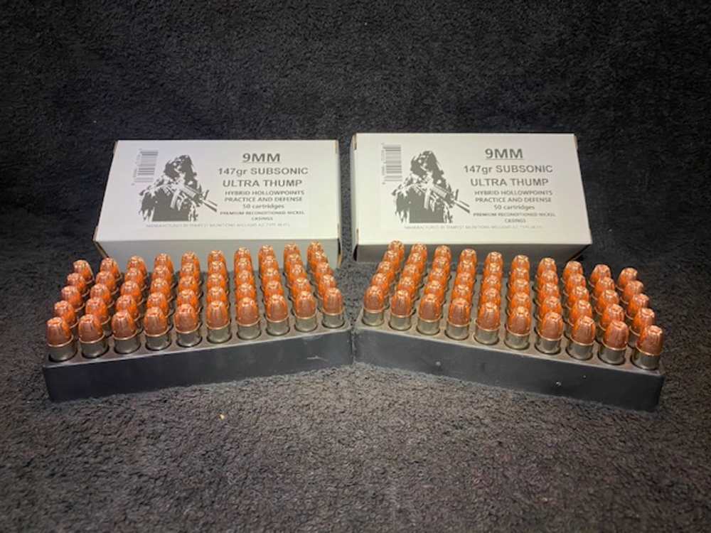 200ct Bulk 9mm 147gr ultra thump JHP .01 penny start NR-img-1