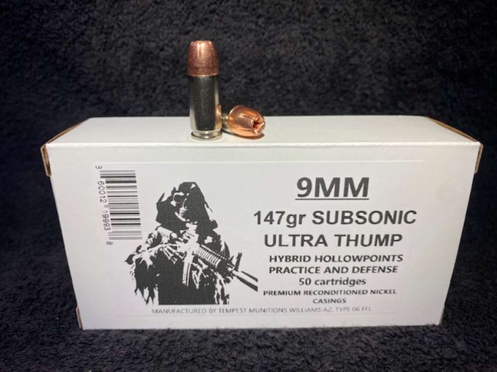 200ct Bulk 9mm 147gr ultra thump JHP .01 penny start NR-img-0